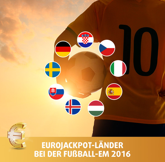 Diese EuroJackpot-Länder nehmen bei der EM 2016 teil
